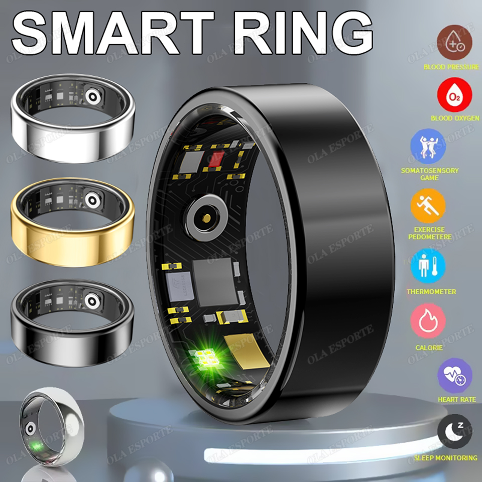 Blood Pressure Monitor - 2027 Novo Anel Inteligente Feminino e