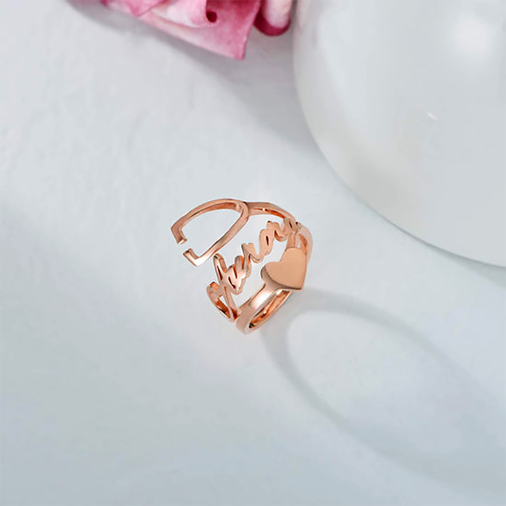 Stethoscope - Anel de estetoscópio personalizado feminino ouro
