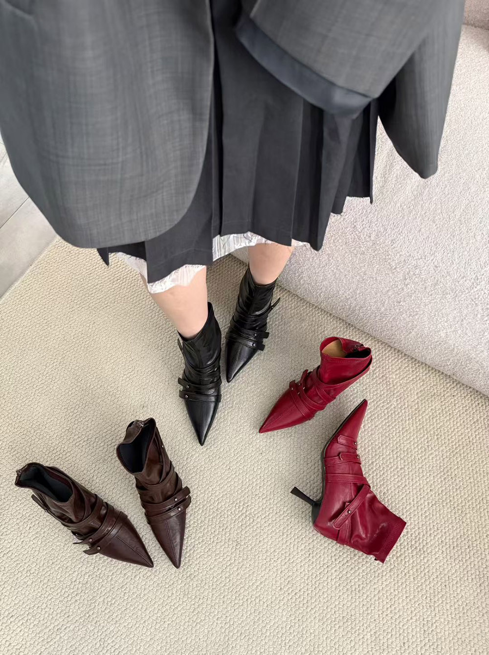 Botas de tornozelo femininas d - Bandage avaliação e preço