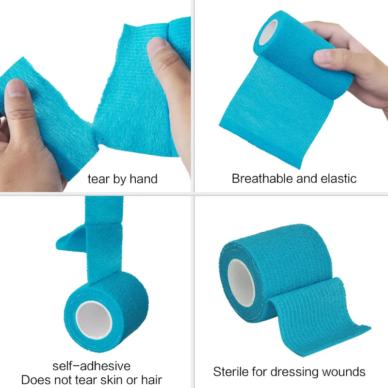 1/15 pçs 4.8m azul esportes au - Medical Tape avaliação e preço