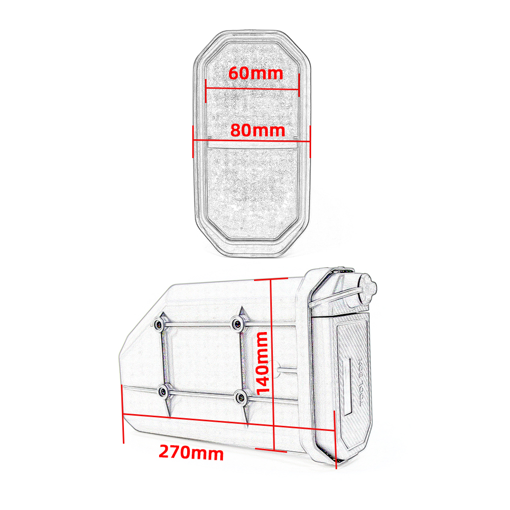 Caixa Decorativa Lateral para  - First Aid Kit avaliação e preço